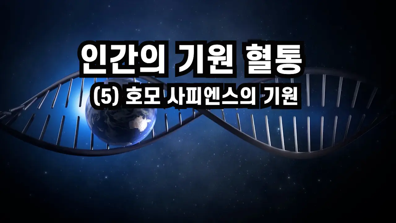 (2001.07) 인간의 기원 혈통(5) 호모 사피엔스의 기원